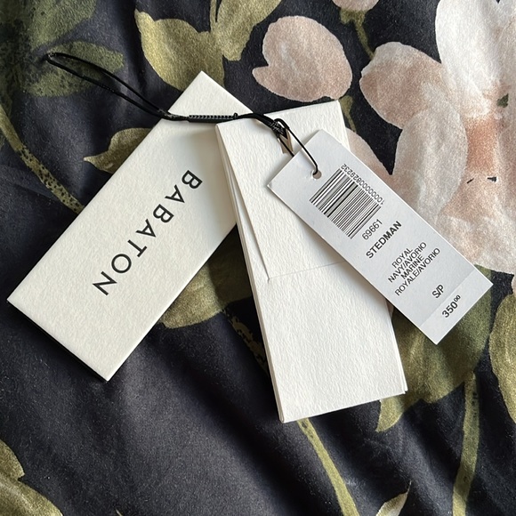 Babaton Stedman coat in Royal Navy/Avorio - Picture 6 of 6